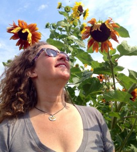 soaking up the sun at Eastern Market